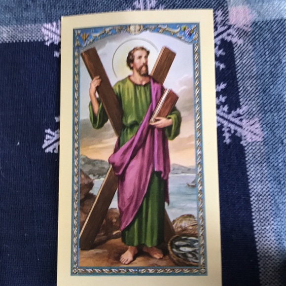 St Andrew- Patron Saint of Fishermen & Sailors Figurine NIB - Picture 3 of 10